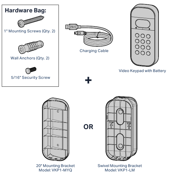 myQ VKP1-MYQ, VKP1-LM - Smart Garage Video Keypad Manual | ManualsLib