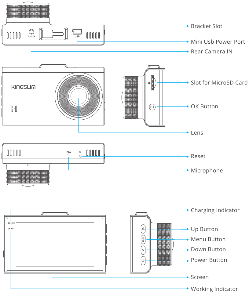 Kingslim D2 Dash Cam Manual ManualsLib