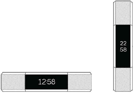 Device OLED display orientation