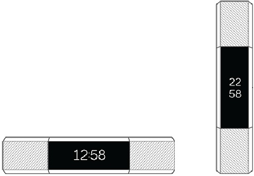 Device OLED display orientation