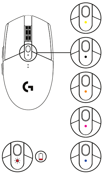 как подключить мышку logitech g305
