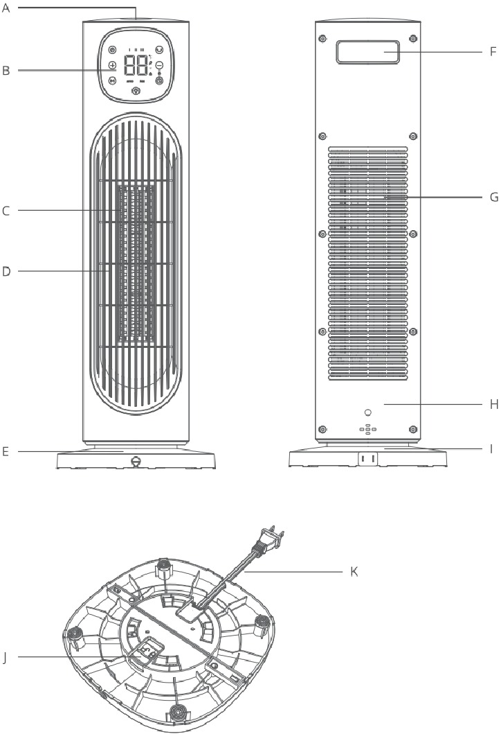 Govee H7132 Indoor Smart Space Heater Manual ManualsLib