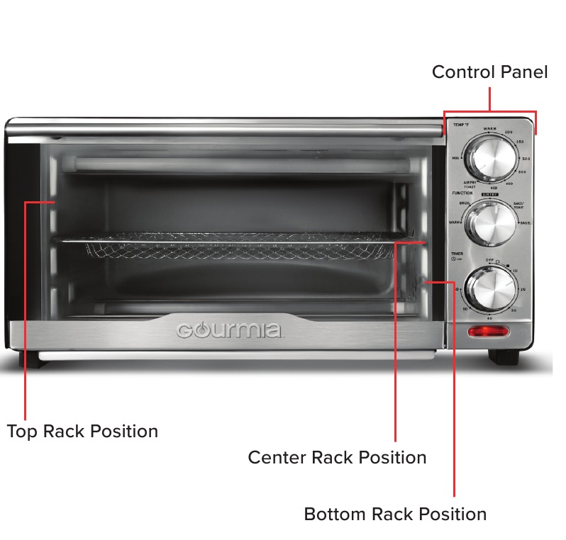 Air Fryers, Gourmia GAF1220 14-Quart Digital All-in-One Stainless