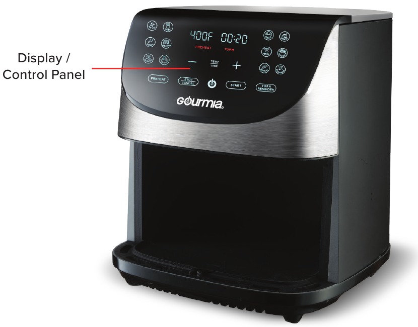 Gourmia GAF778 7Quart Stainless Steel Digital Air Fryer Manual