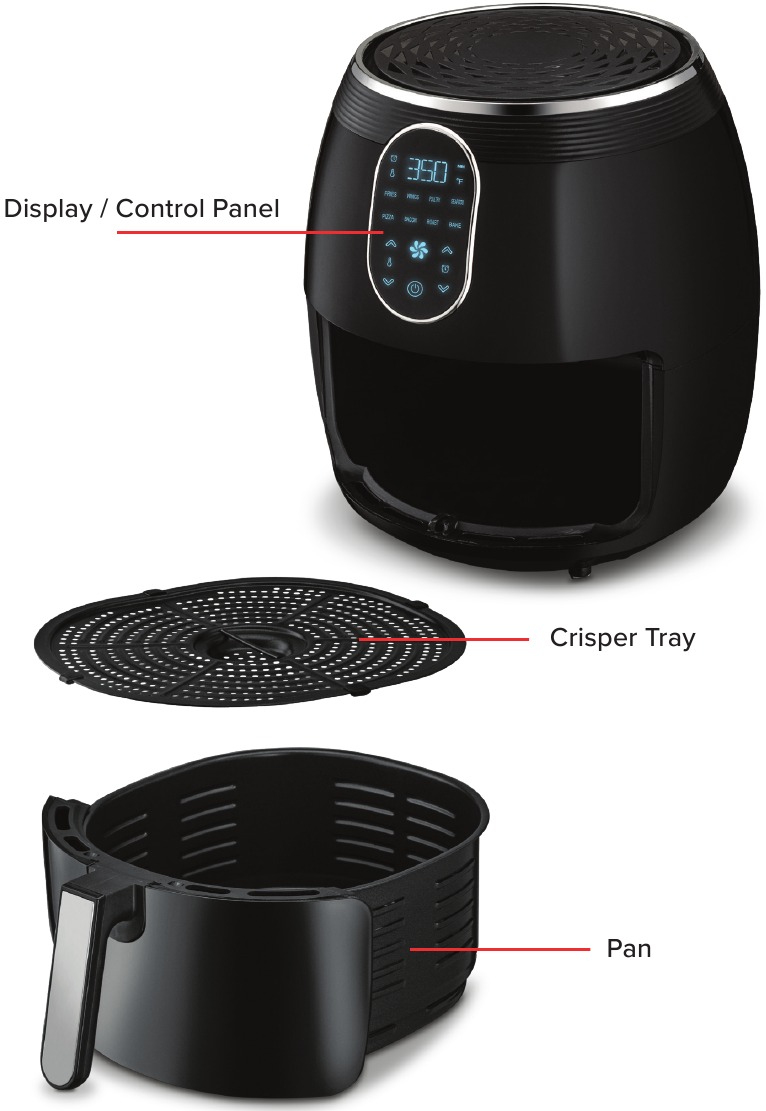 Gourmia GAF718 7Quart Digital Air Fryer Manual ManualsLib