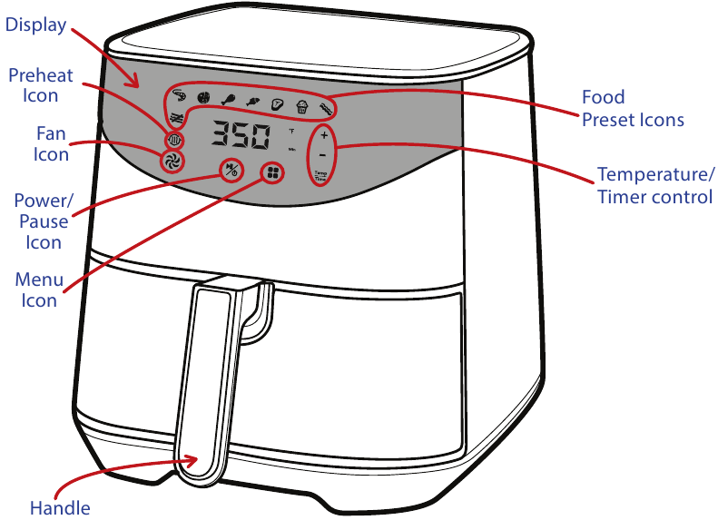 Gourmia GAF685 Digital Air Fryer Manual ManualsLib