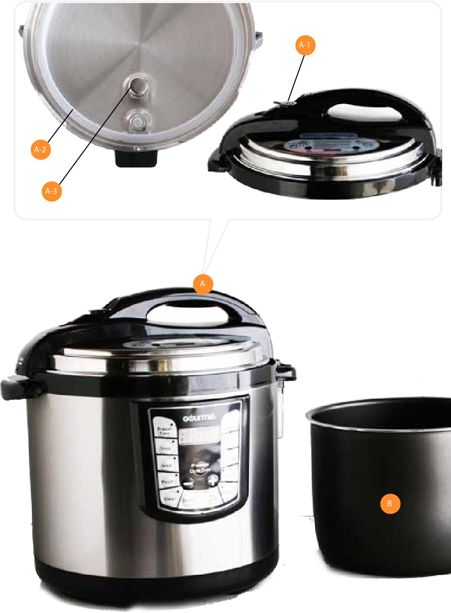Gourmia GPC1000 Multimode Smartpot Pressure Cooker Manual ManualsLib