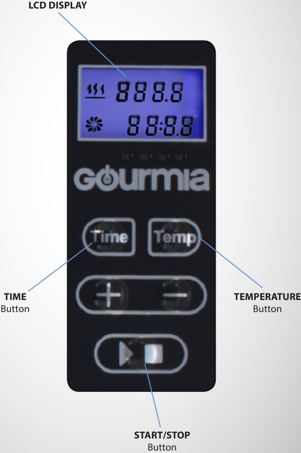 Gourmia GSV900 SOUS VIDE OVEN with Auto Act Technology Manual with