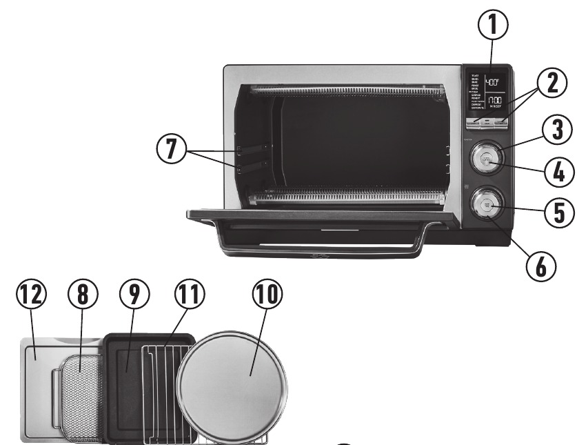 Calphalon TSCLTRDG1 QUARTZ HEAT COUNTERTOP OVEN MANUAL ManualsLib