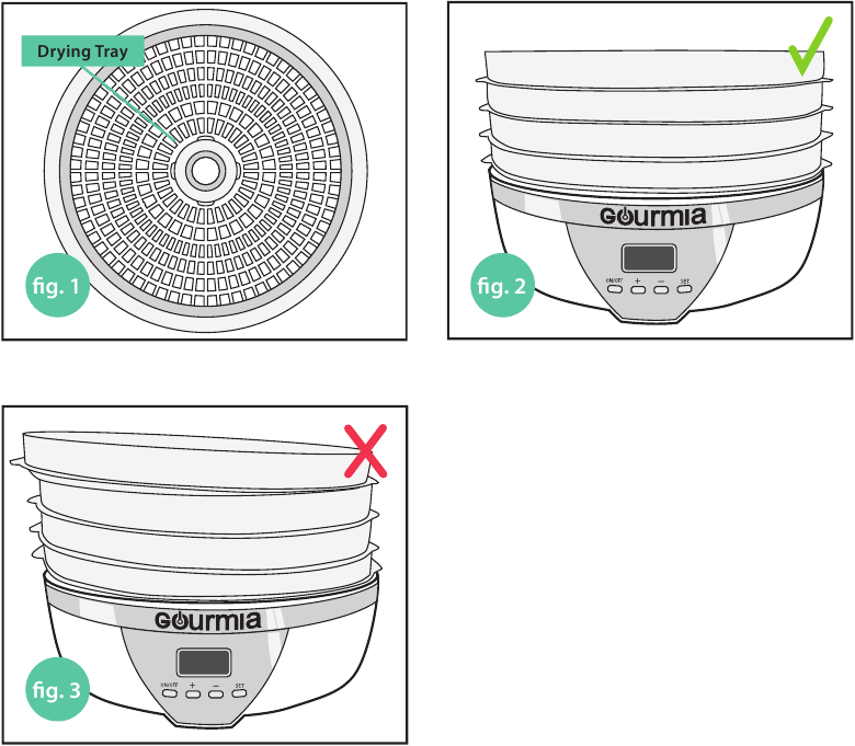 Food Dehydrators, Gourmia GFD1550 Food Dehydrator With Digital