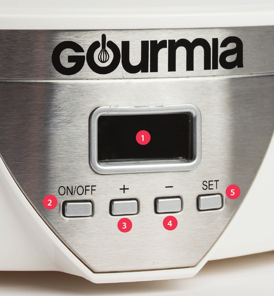 Gourmia GFD1850 Food Dehydrator 10T 
