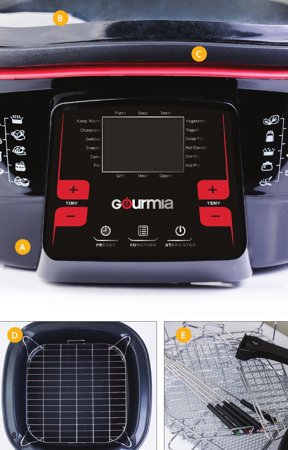 Gourmia GMC780 Multicooker Manual ManualsLib