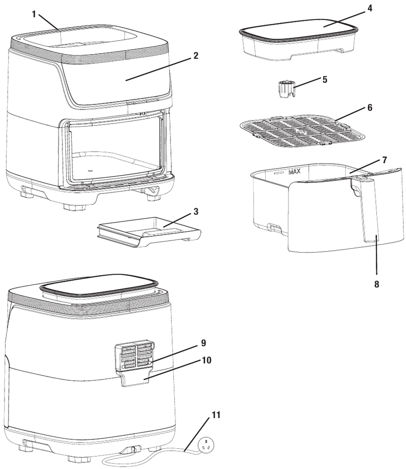 Sunbeam SteamFry Air Fryer + Steamer Manual ManualsLib