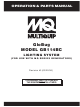 MQ Multiquip GloBug GB114BC Operations & Parts Manual