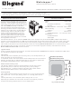 LEGRAND Sensors CU-250 Installation Instructions