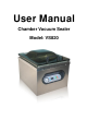 PAC FOOD VS820 User Manual