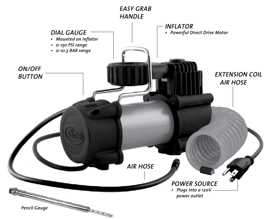 Slime 40045 120V Garage Inflator Manual ManualsLib