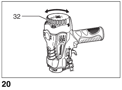 Operation - Air exhaust