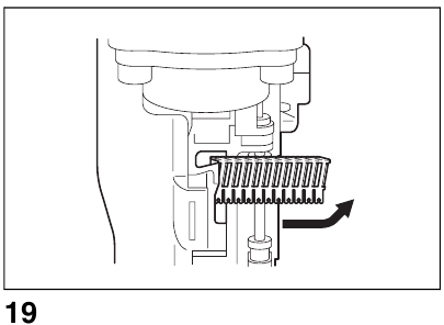Operation - Cutting off the sheet