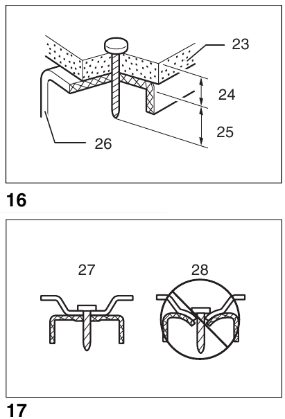 Operation - Nailing of steel plate
