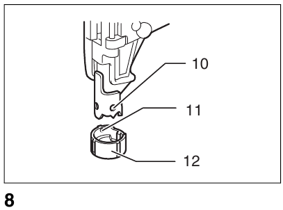 Use the nose adapter