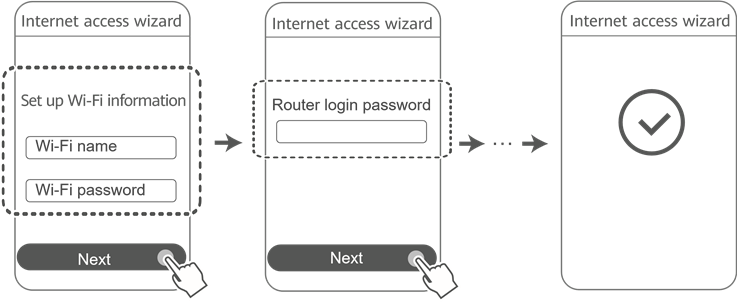 Configure the router on the app - Step 2