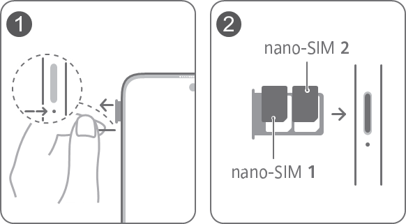 как вставить sim-карту в телефон honor