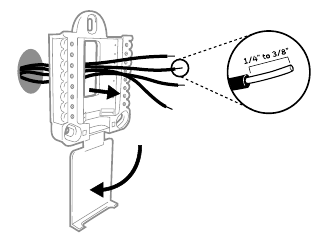 Installing new thermostat - Step 1