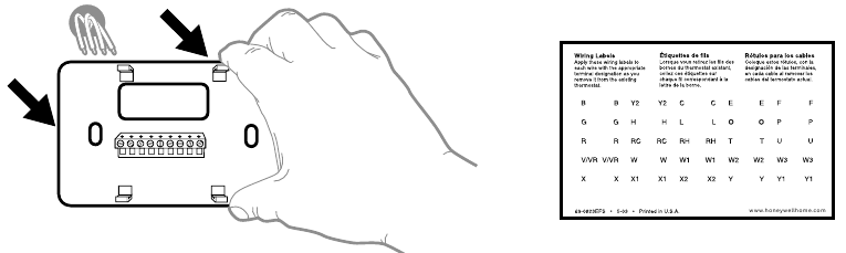 Removing your old thermostat - Step 4