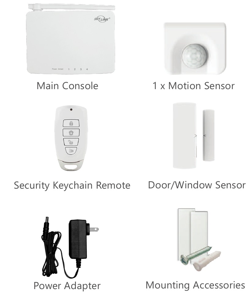 Sky link M4 2In1 Long Range Household Alert & Alarm System Quick Guide ManualsLib