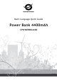Conceptronic CPOWERBK4400 Quick Manual