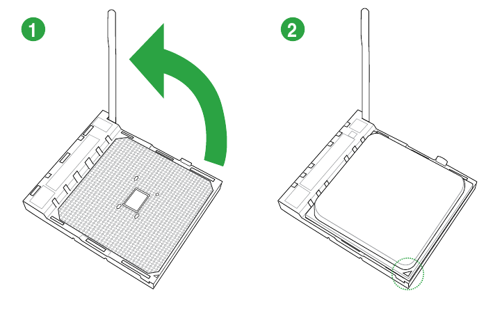 Installing the APU - Step 1