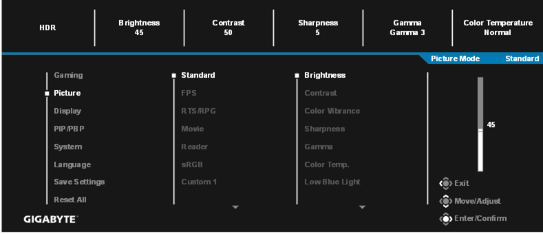 Configure the Device Settings - Picture