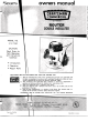 Sears CRAFTSMAN 315.17380 Owner's Manual