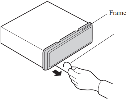Installation with DIN Rear-mount - Step 1