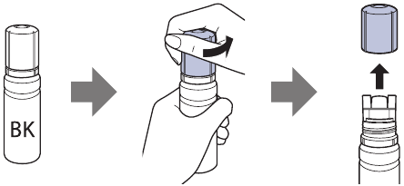 Filling ink tanks - Step 2