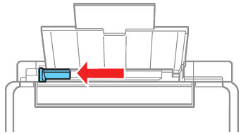 Loading paper - Step 2 - Slide the edge guide