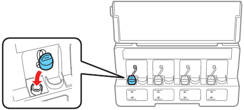 Fill ink tanks - Step 6
