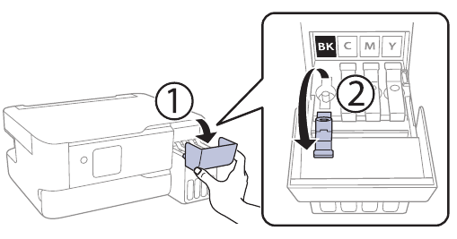 Fill ink tanks - Step 1