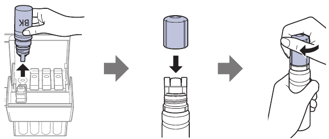 Fill ink tanks - Step 5