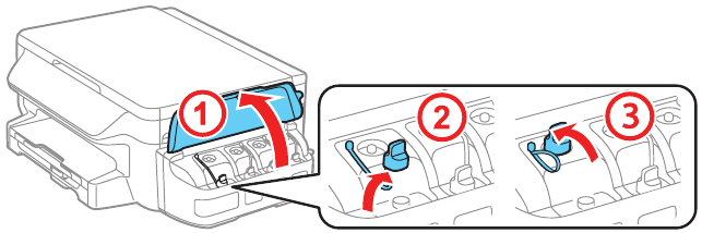 Fill ink tanks - Step 1
