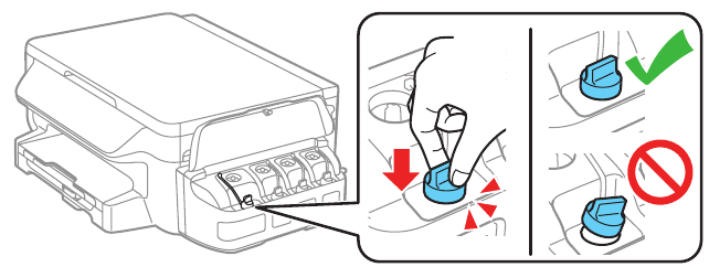 Fill ink tanks - Step 6