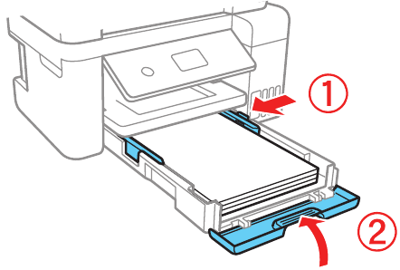 Loading paper - Step 4