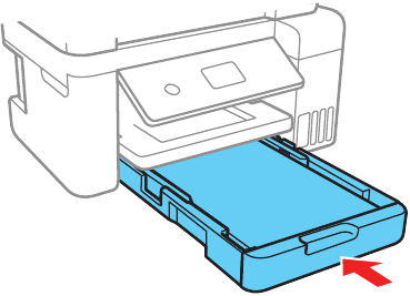 Loading paper - Step 5