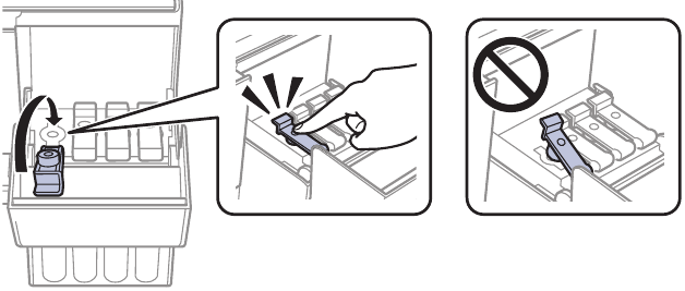 Fill ink tanks - Step 4