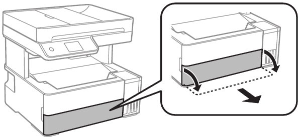 Loading the paper - Step 1