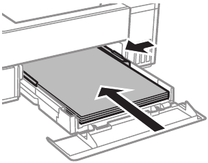 Loading the paper - Step 3 - Insert paper