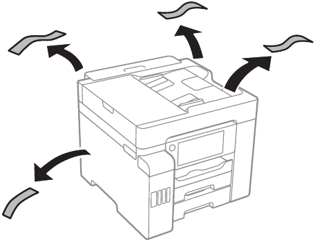 Unpacking the unit - Step 1