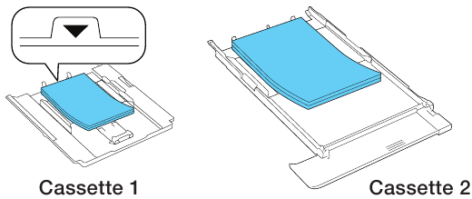 Loading the paper - Step 4 - Insert paper