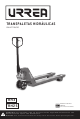 Urrea TRH3 Installation Instructions Manual